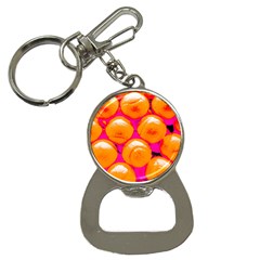 Pop Art Tennis Balls Bottle Opener Key Chain by essentialimage