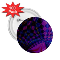Background Silky Geometric Fractal 2 25  Buttons (100 Pack) 