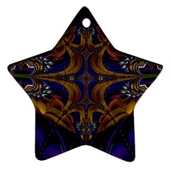 Abstract Art Artwork Fractal Ornament (star) by Wegoenart