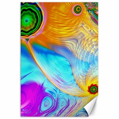 Artwork Digital Art Fractal Colors Canvas 20  X 30  by Wegoenart