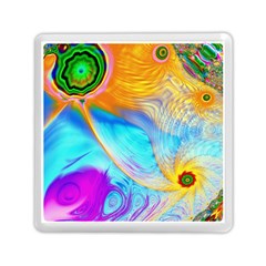 Artwork Digital Art Fractal Colors Memory Card Reader (square) by Wegoenart