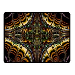 Abstract Art Artwork Fractal Double Sided Fleece Blanket (small)  by Wegoenart