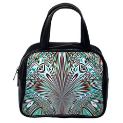 Crystal Design Crystal Pattern Glass Classic Handbag (one Side) by Wegoenart