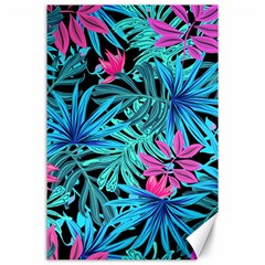 Leaves Picture Tropical Plant Canvas 24  X 36  by Wegoenart