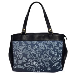 Internet Planets Drinks Computers Oversize Office Handbag (2 Sides) by Wegoenart