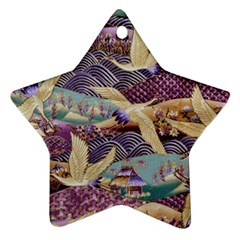 Textile Fabric Cloth Pattern Ornament (star)