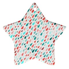 Rainy Day Pattern Ornament (star) by HelgaScand