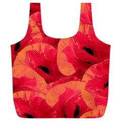 Poppies  Full Print Recycle Bag (xl) by HelgaScand