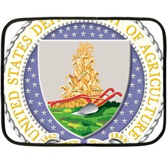 Seal Of United States Department Of Agriculture Fleece Blanket (mini) by abbeyz71