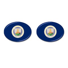 Flag Of United States Department Of Agriculture Cufflinks (oval) by abbeyz71