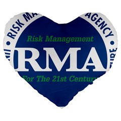 Logo Of Usda Risk Management Agency, 1996-2004 Large 19  Premium Heart Shape Cushions by abbeyz71