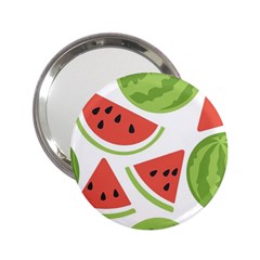 Watermelon Juice Auglis Clip Art Watermelon 2 25  Handbag Mirrors