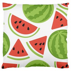 Watermelon Juice Auglis Clip Art Watermelon Large Flano Cushion Case (two Sides) by Vaneshart