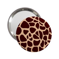 Animal Print Giraffe Patterns 2 25  Handbag Mirrors