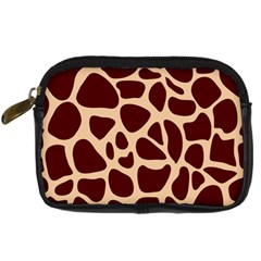 Animal Print Giraffe Patterns Digital Camera Leather Case by Vaneshart