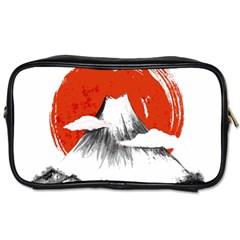 Mount Fuji Mountain Ink Wash Painting Toiletries Bag (two Sides)