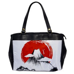 Mount Fuji Mountain Ink Wash Painting Oversize Office Handbag