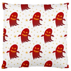 Ghost Halloween Drawing Flower Leaf Standard Flano Cushion Case (two Sides)