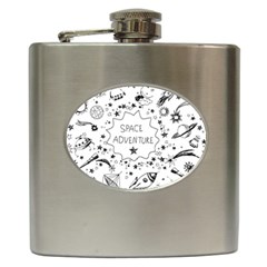 Space Elements Hip Flask (6 Oz) by Vaneshart
