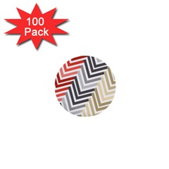 Abstract Colorful Geometric Pattern 1  Mini Buttons (100 Pack)  by Vaneshart