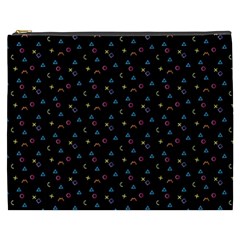 Background Abstract Texture Color Cosmetic Bag (xxxl)