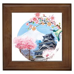 Japan National Cherry Blossom Festival Japanese Framed Tile