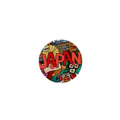 Earthquake And Tsunami Drawing Japan Illustration 1  Mini Magnets