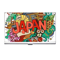 Earthquake And Tsunami Drawing Japan Illustration Business Card Holder