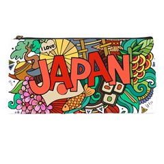 Earthquake And Tsunami Drawing Japan Illustration Pencil Cases