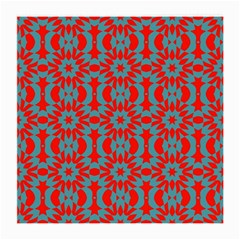 Seamless Geometric Pattern In A Red Medium Glasses Cloth by Vaneshart