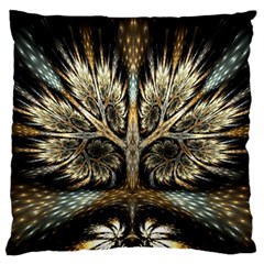 Roots Abstract Sectors Layers Colors Large Flano Cushion Case (two Sides)