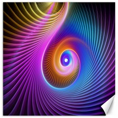 3d Abstract Fractal Bright Canvas 20  x 20 