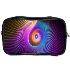 3d Abstract Fractal Bright Toiletries Bag (two Sides)