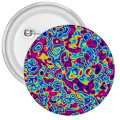 Ripple Motley Colorful Spots Abstract 3  Buttons by Vaneshart