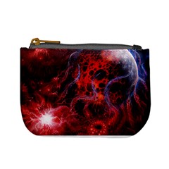 Art Space Abstract Red Line Mini Coin Purse