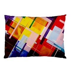 Abstract Lines Shapes Colorful Pillow Case (two Sides)