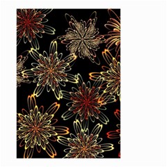 Patterns Abstract Flowers Small Garden Flag (two Sides)