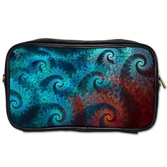 Abstract Patterns Spiral Toiletries Bag (one Side) by Vaneshart