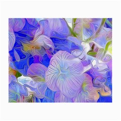 Flowers Abstract Colorful Art Small Glasses Cloth by Vaneshart