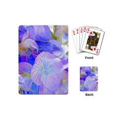 Flowers Abstract Colorful Art Playing Cards Single Design (mini) by Vaneshart