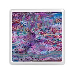 Stains Circles Watercolor Colorful Abstract Memory Card Reader (square)