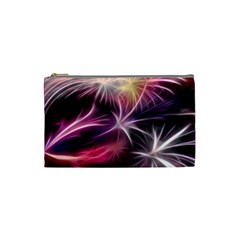 Fireworks Rocket Night Lights Flash Cosmetic Bag (small)