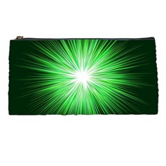 Green Blast Background Pencil Cases by Mariart