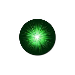 Green Blast Background Golf Ball Marker by Mariart