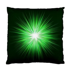 Green Blast Background Standard Cushion Case (two Sides)