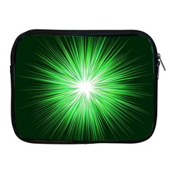 Green Blast Background Apple Ipad 2/3/4 Zipper Cases by Mariart