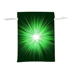 Green Blast Background Lightweight Drawstring Pouch (m)