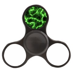 Lightning Electricity Pattern Green Finger Spinner