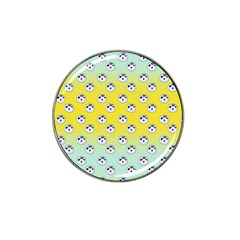 English Breakfast Yellow Pattern Mint Ombre Hat Clip Ball Marker (10 Pack)