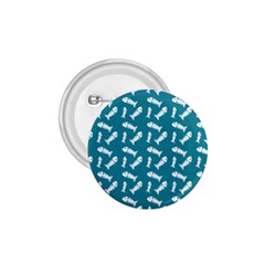 Fish Teal Blue Pattern 1 75  Buttons